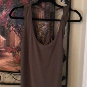 Kenneth Cole reaction M beaded t back tank